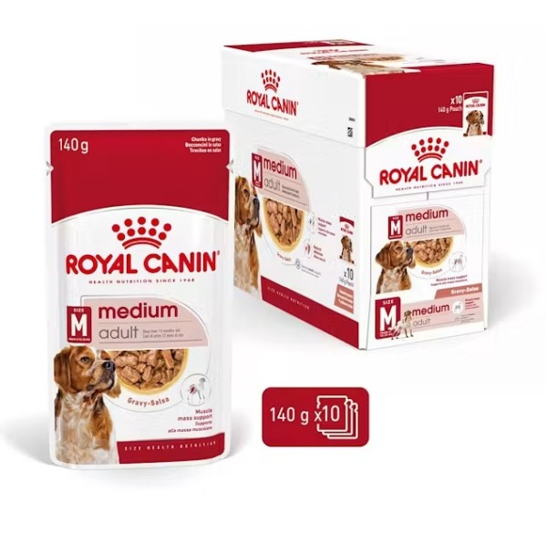 Royal Canin Medium Adult - Паучове за кучета от средни породи над 1г